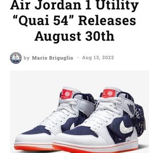 Air Jordan 1 Utility Q- Orginal Price $190--1 YEAR Ago! Current-(UP-UP-UP) 👟